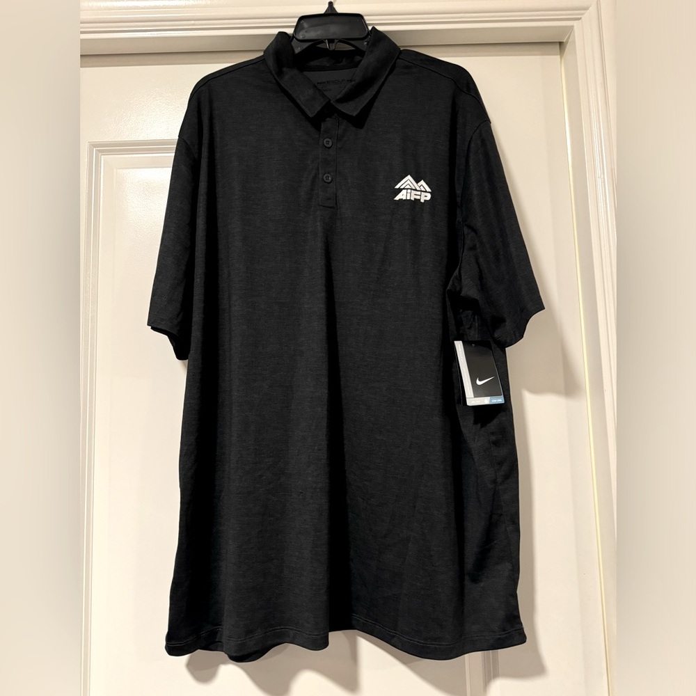Nike Golf Polo Charcoal Gray 2XL NWT